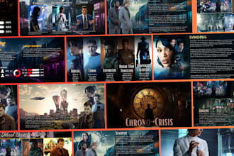 design a premium film and corporate pitch deck