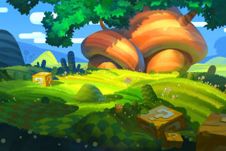 create stunning adventure game art