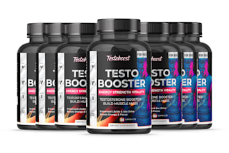 design product label, supplement bottle label design