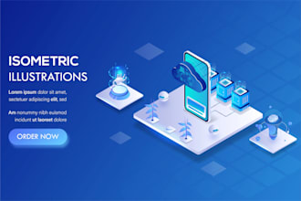 create eye catching isometric infographics for your business
