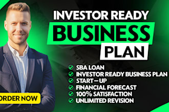 prepare an investor ready business plan for startups