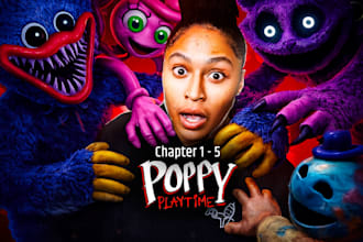 design high CTR horror youtube thumbnails