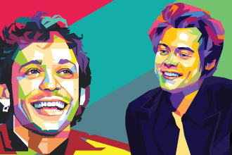 make professional vector wpap pop art portrait of your photo