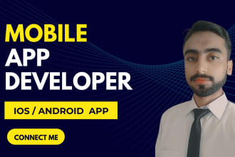 develop ios and android mobile app using react native