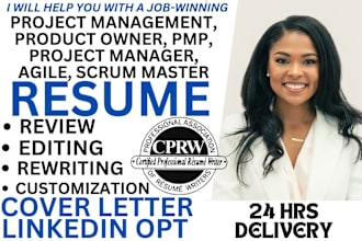 write project management, scrum master, product owner, pmp, agile coach resume