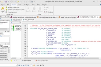help you in oracle plsql queries with professional way