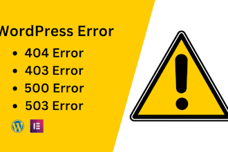 fix 403, 404, 500, and 503 errors in your wordpress website