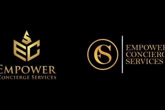 do unique custom emblem pictorial monogram business minimalist logo design