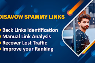 disavow toxic backlinks and spammy bad links of your website