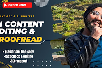 professionally edit and proofread your ai and chatgpt content