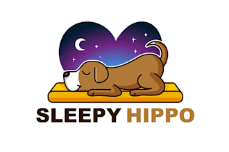 create a modern amazing fun dog logo design for you