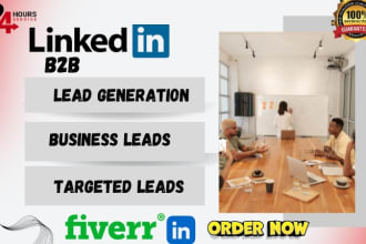 do b2b lead generation for any targeted niche, company or industry