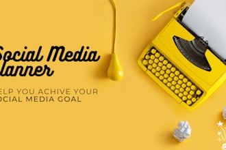 be your content social media manager and strategist