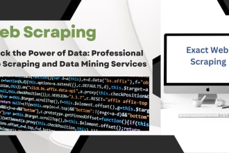 do guaranteed web scraping and data mining from web site