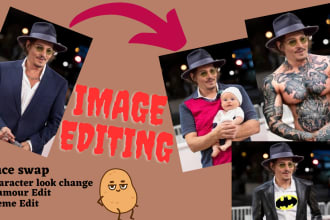 edit funny memes, face swap and photos for you using photoshop in 1 day