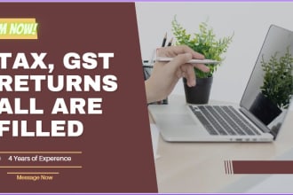 your income tax returns and gst