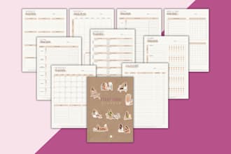 design 2026 printable planner template and custom design