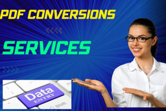 convert pdf to excel , convert bank statements,admin support