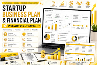 prepare a business plan for your startups with a financial plan