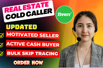 do bulk skip tracing wholesale cold calling motivated seller active cash buyer