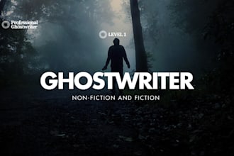 be the ghostwriter for your novels
