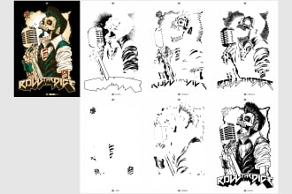 color separation for screen printing