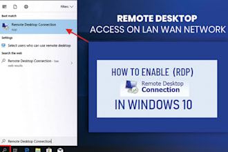 configure remote desktop connection rdp services