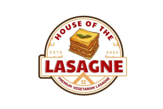 create restaurant, bakery, cake shop, fast food,  logo