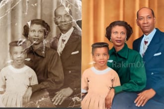 restore old photos in 24 hours