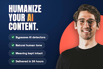 humanize ai generated content in 24 hours