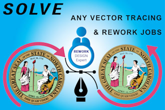 perfectly instead rework the logo or image in vector tracing