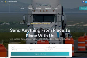 logistics, trucking website, dispatch, freight broker , logistics website