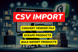 bulk upload products to shopify woocommerce via CSV import