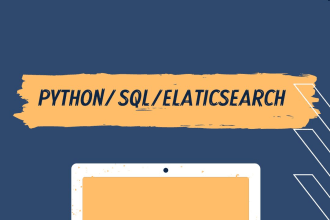 write custom python scripts for automation, API integration and elasticsearch