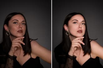 do high end photo editing portraits and headshots retouching