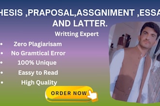 be your contant writter,thesis and praposal