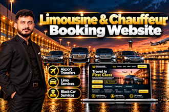 design limousine, chauffeur and taxi booking website