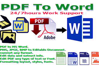 do scanned file to word document