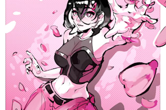 create your custom character, waifu, or fan art in sfw or nsfw anime art