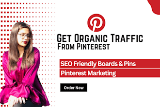 setup, optimize pins boards and do pinterest marketing