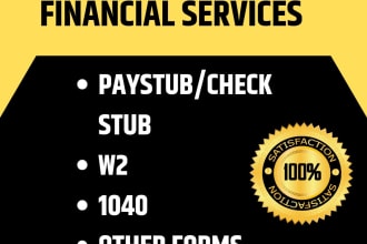 create paystubs, paychecks, check stub,payroll and w2