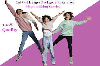 cut out images background remove in photoshop quick delevery