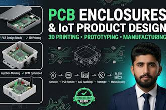 design pcb enclosures, iot enclosure for 3d printing and manufacturing