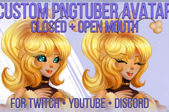 design a custom pngtuber avatar for streaming and videos
