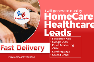 generate homecare lifecare life insurance healthcare elderly care medicare leads