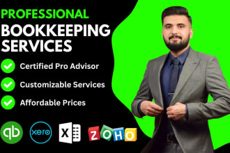 do accounting and bookkeeping in xero, quickbooks, wave, etc