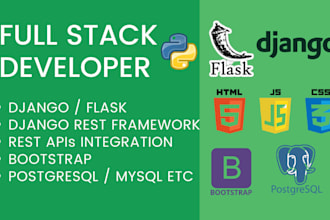 be your full stack django developer