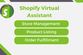 be shopify virtual assistant shopify expert store manager