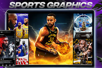 design sports poster, basketball, MMA flyer,sports graphics