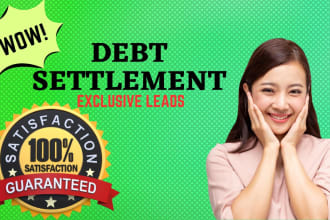 provide debt relief lead generation